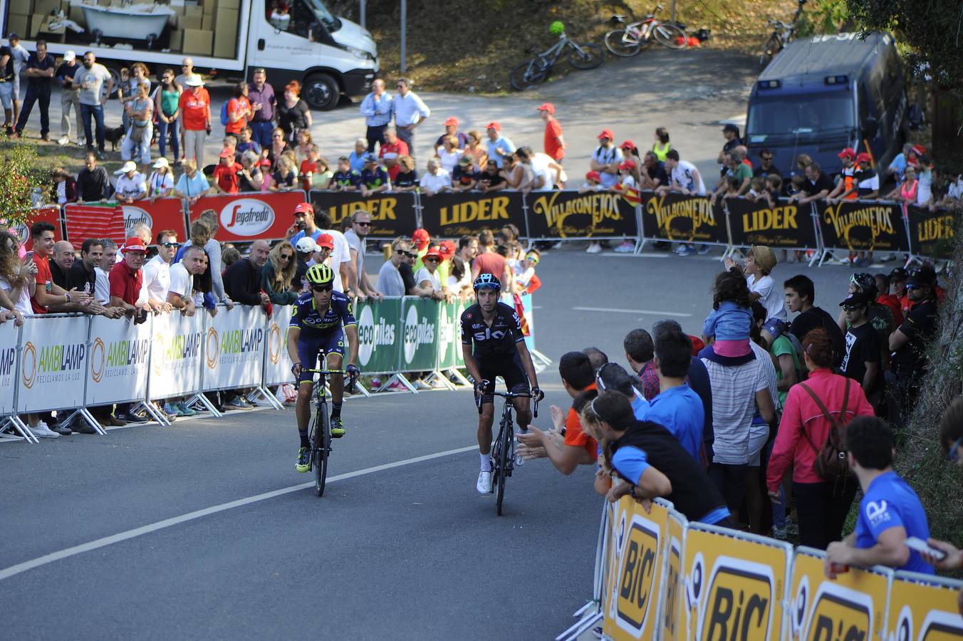 Asi ha recibido Liébana a la Vuelta a España