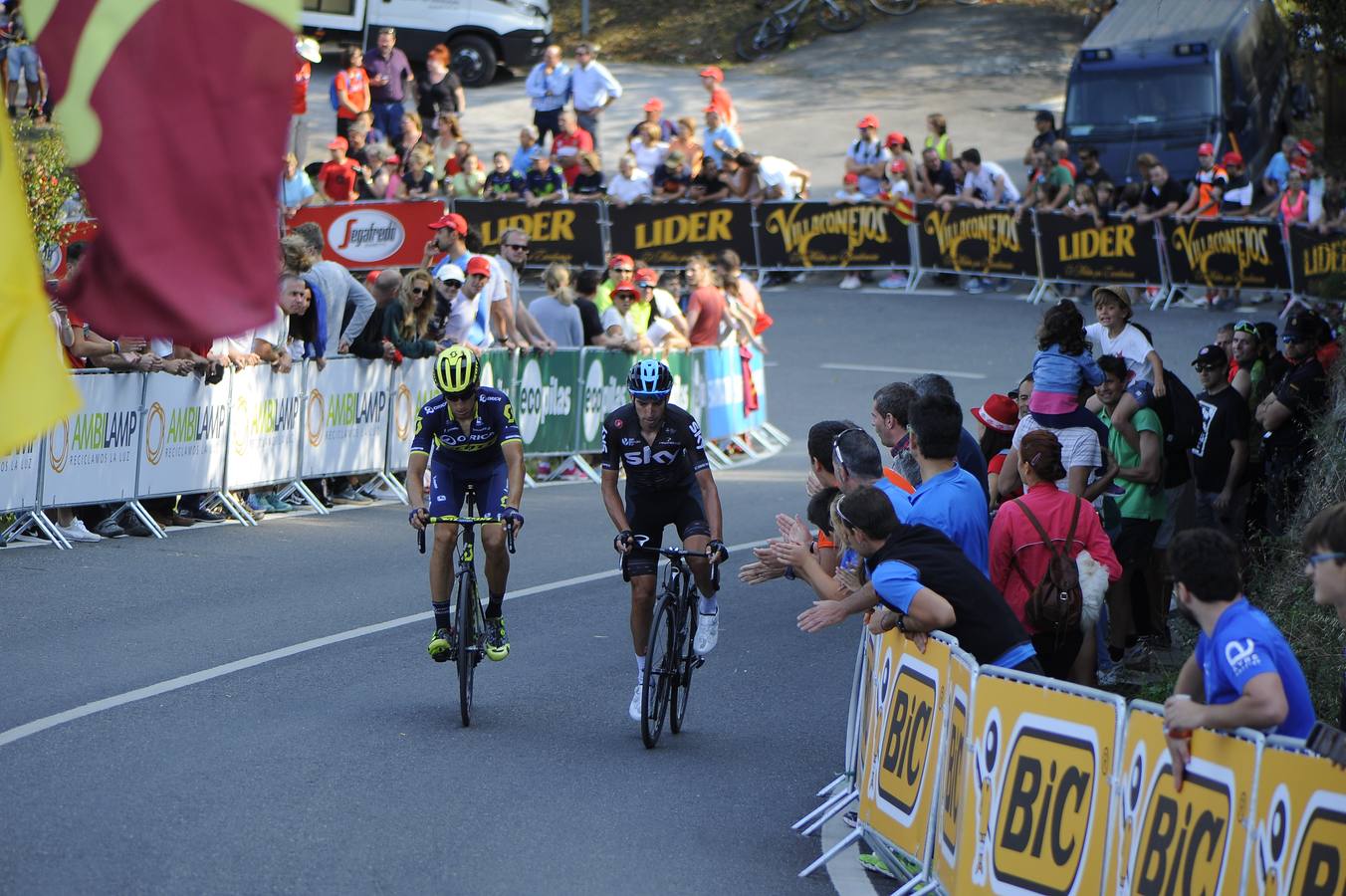 Asi ha recibido Liébana a la Vuelta a España