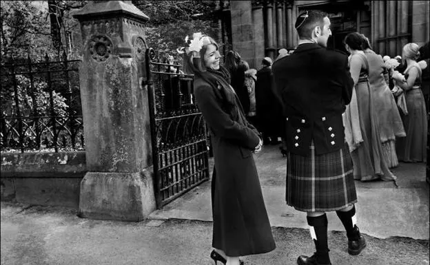 La fotógrafa muestra cómo era la vida en la comunidad judía en Escocia.