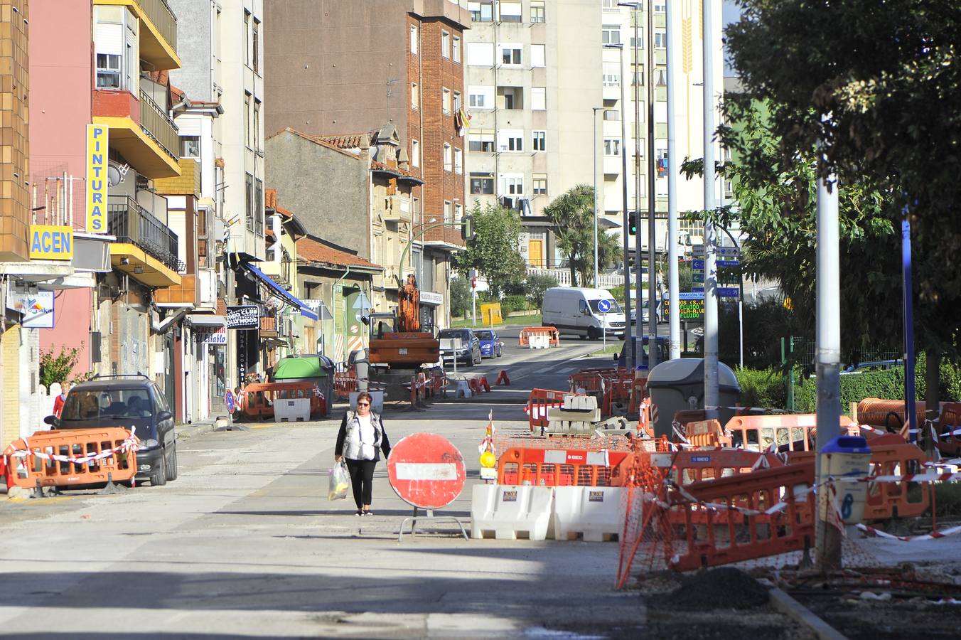 Obras en La Albericia