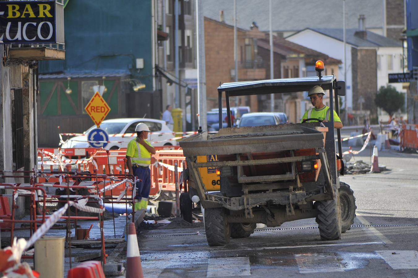 Obras en La Albericia