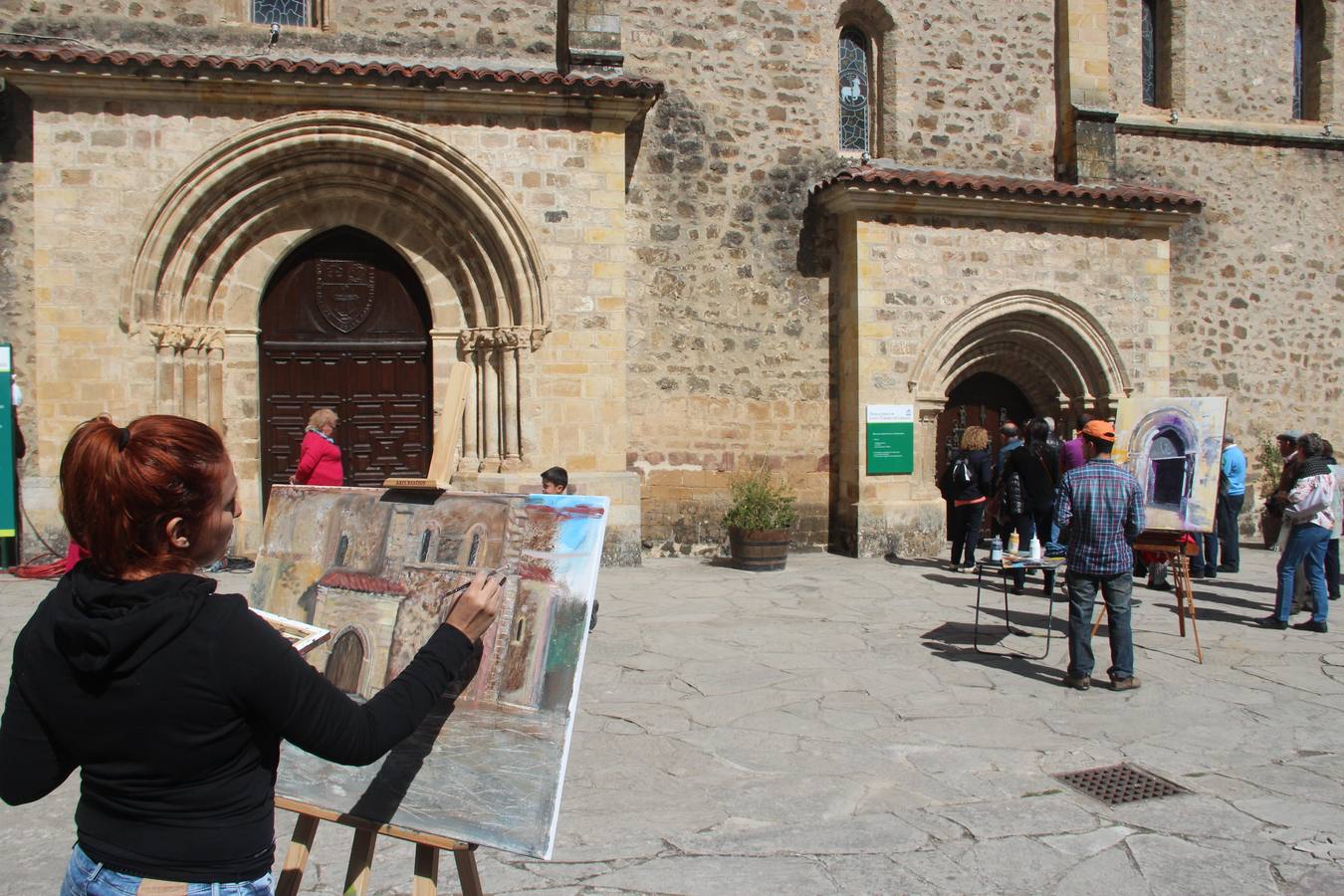 Los artistas retratan la Puerta del Perdón