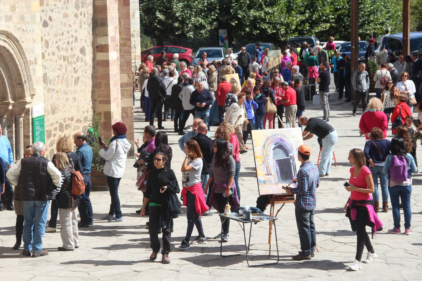 Los artistas retratan la Puerta del Perdón