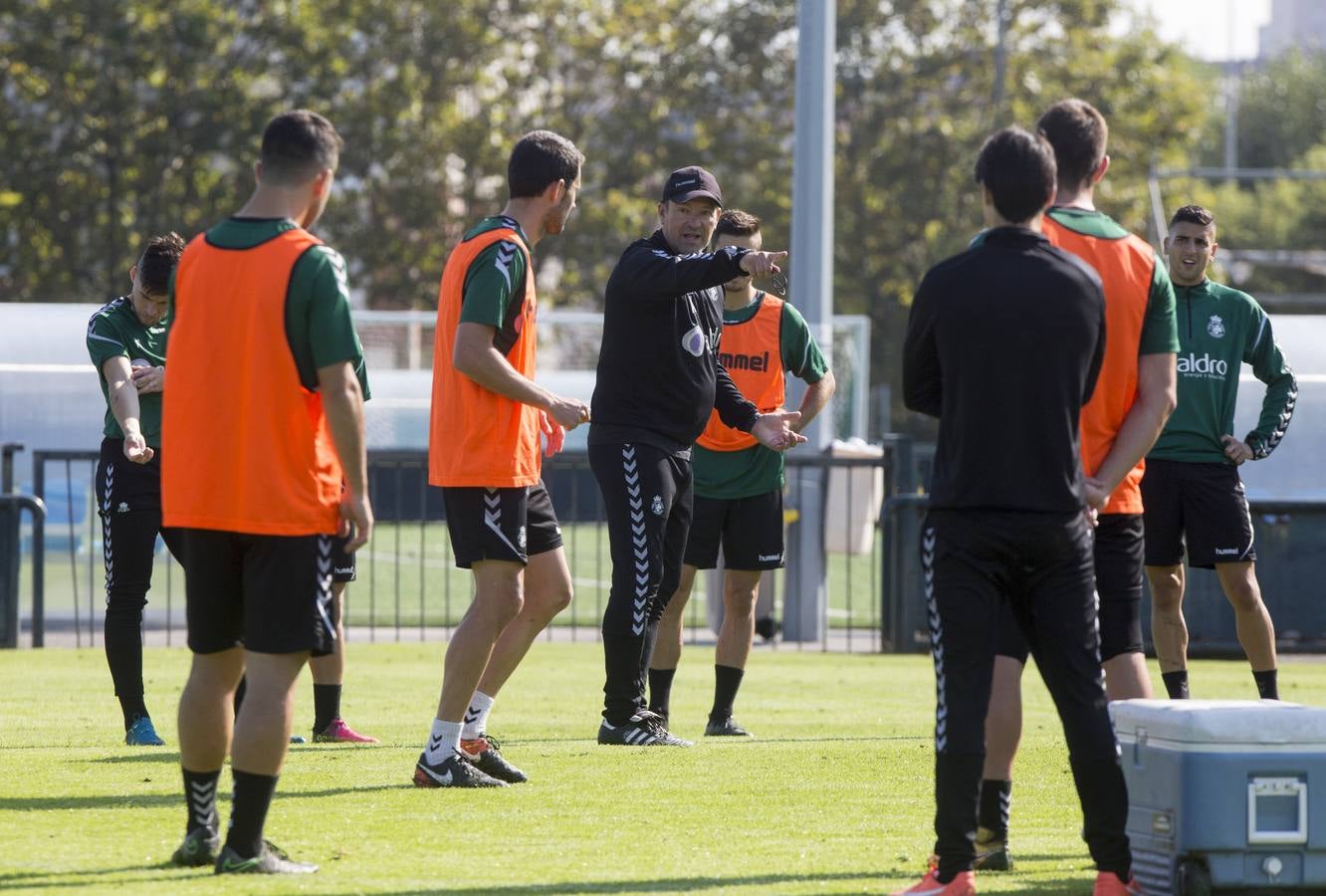 Imágenes del entrenamiento de este miércoles