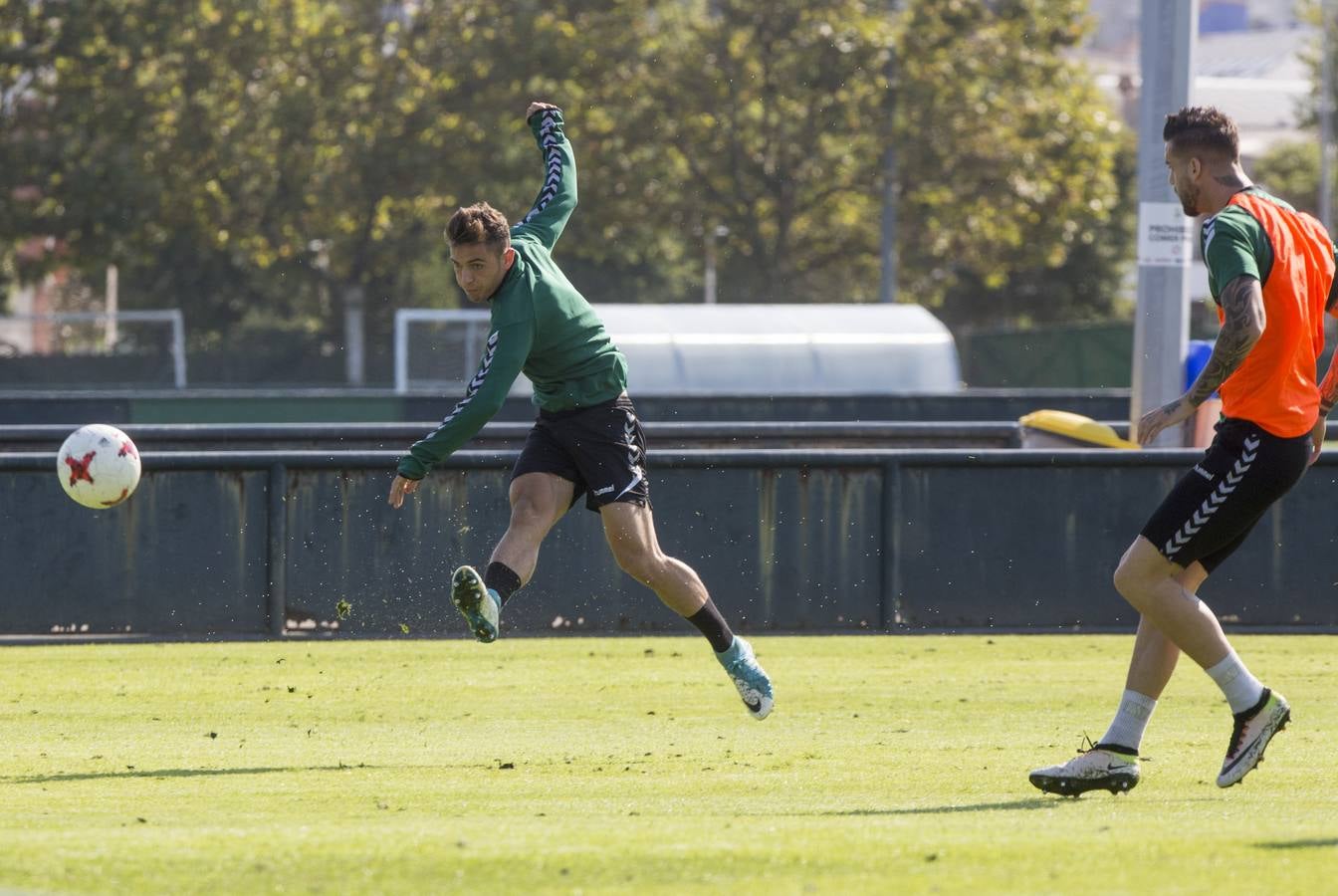 Imágenes del entrenamiento de este miércoles