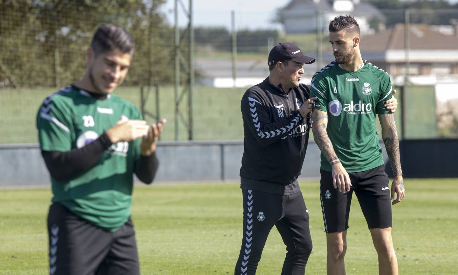 Imágenes del entrenamiento de este miércoles