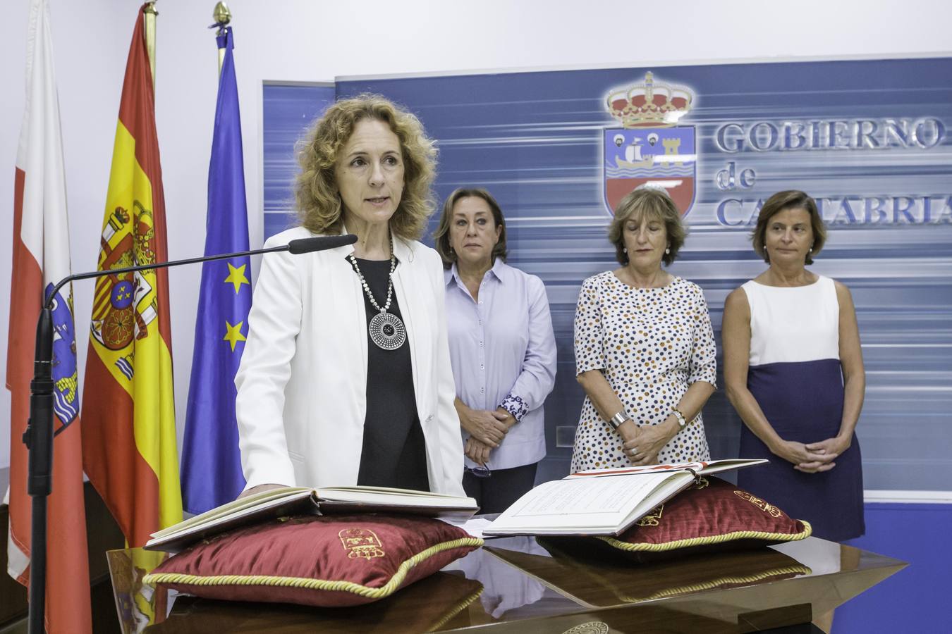 Juramento de los nuevos cargos de la Consejería de Cultura en el Palacio de Gobierno