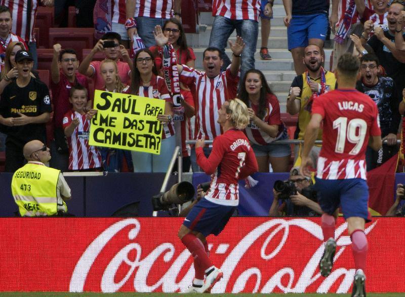 Las mejores imágienes del triunfo del Atlético ante el Sevilla (2-0) en el Wanda Metropolitano