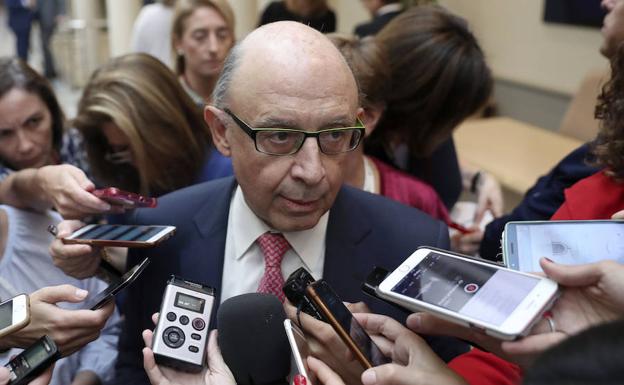 El ministro de Hacienda, Cristóbal Montoro.