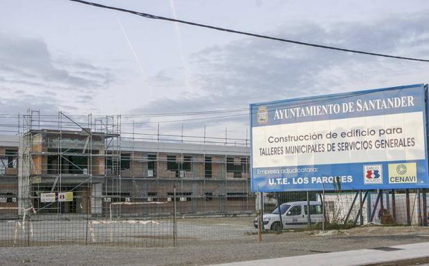 Las obras de la sede de la Policía Local y los talleres de Santander se reanudan en primavera