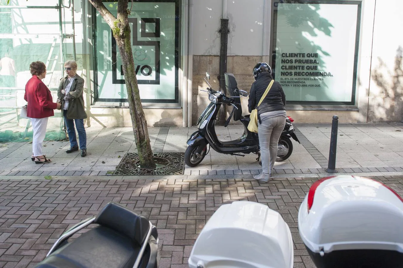 Una invasión de motos en Santander