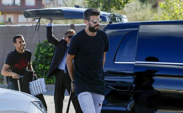 Gerad Piqué, a su llegada a la Selección.