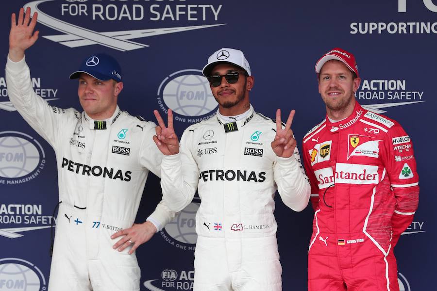 Lewis Hamilton consiguió su 71ª 'pole' en el Gran Premio de Suzuka, por delante del finlandés Bottas y del cuatro veces campeón de F1, Sebastian Vettel.