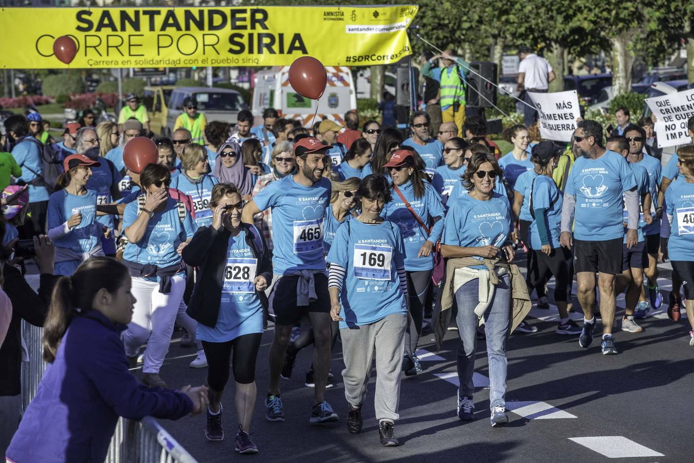 Santander corre por Siria