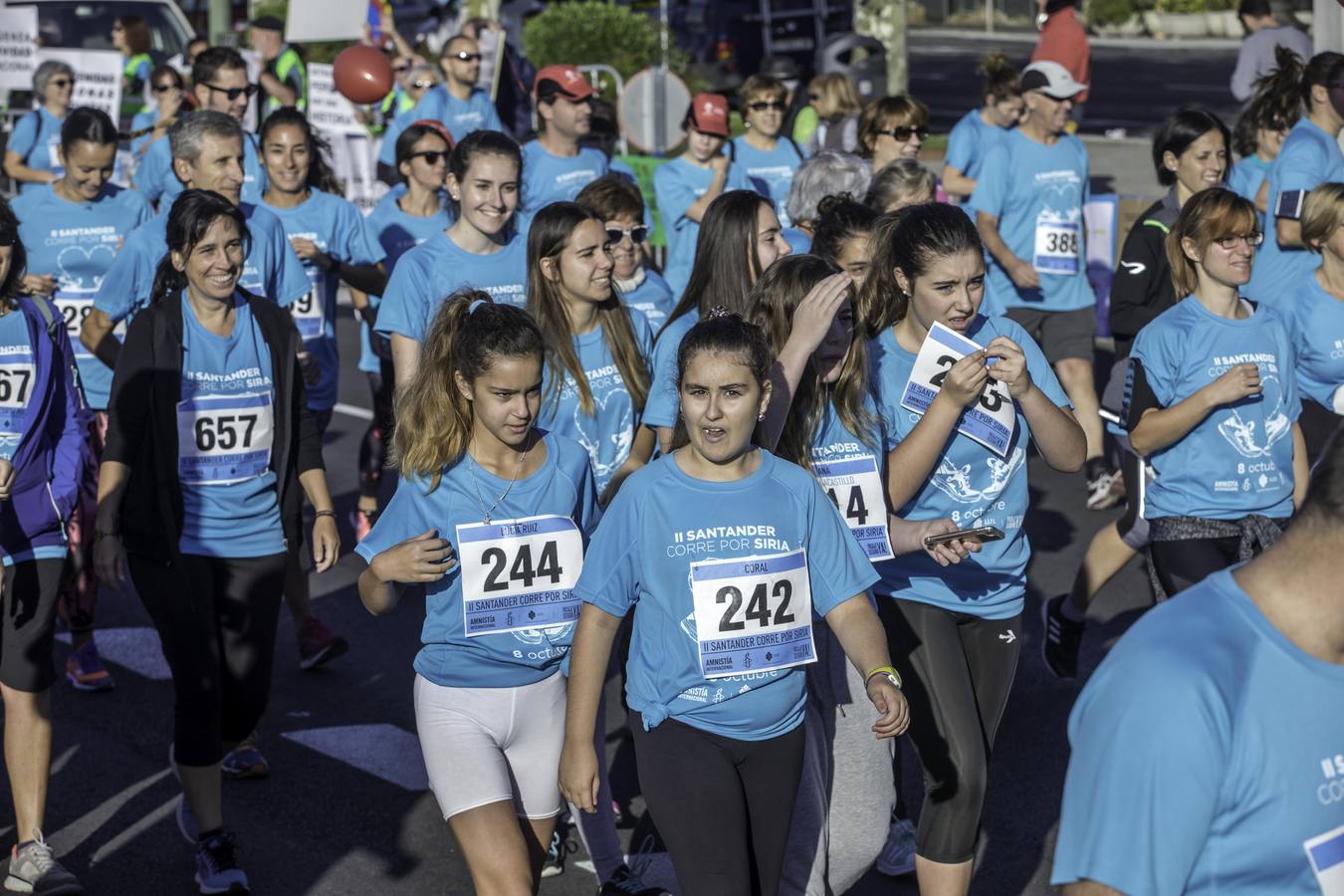 Santander corre por Siria