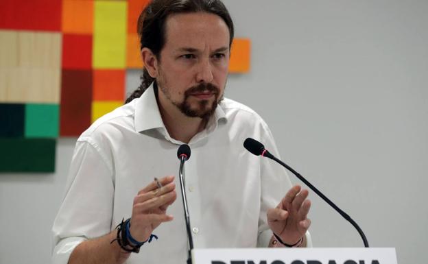 El secretario general de Podemos, Pablo Iglesias. 