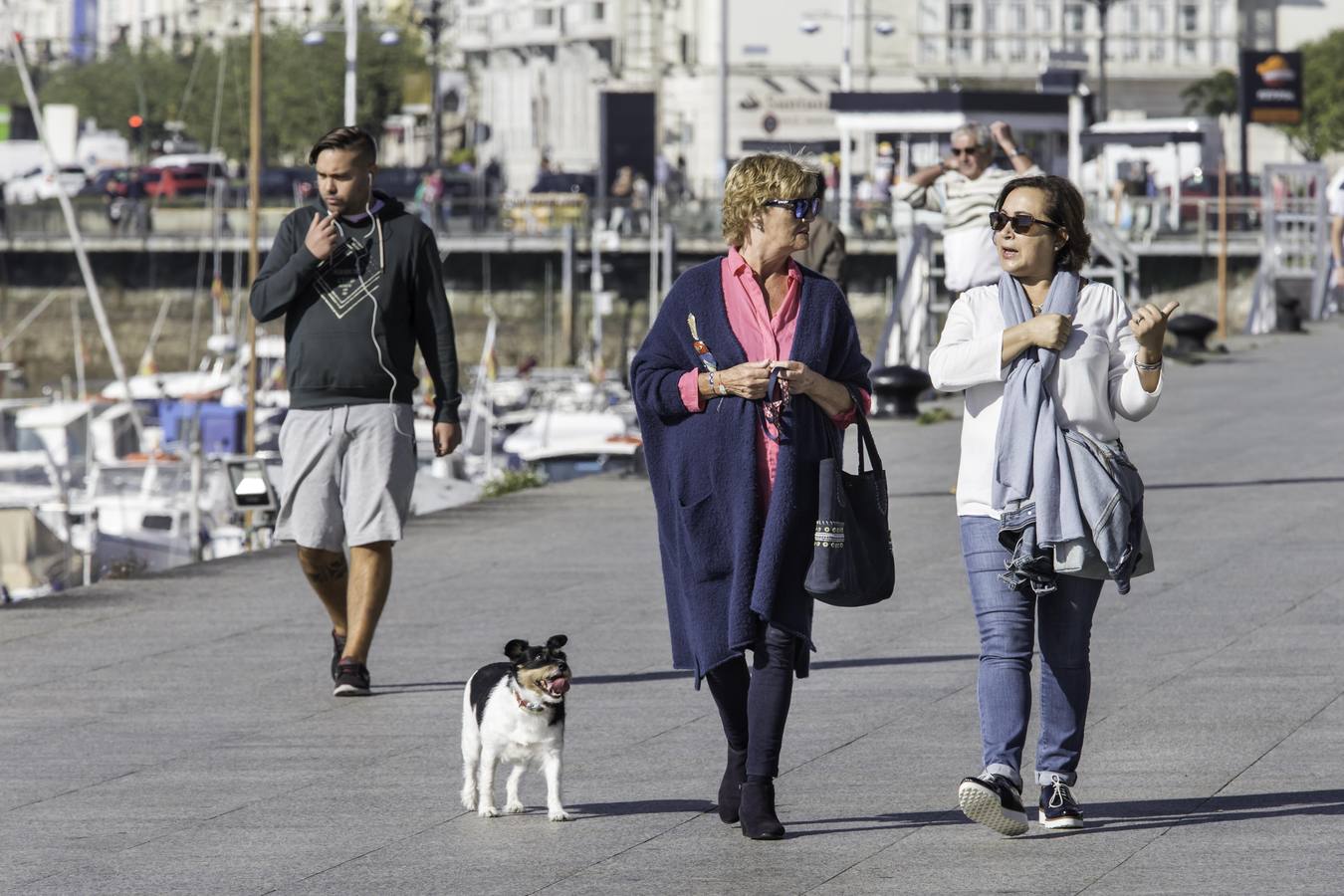 Disfrutando del sol y el calor de octubre en Santander