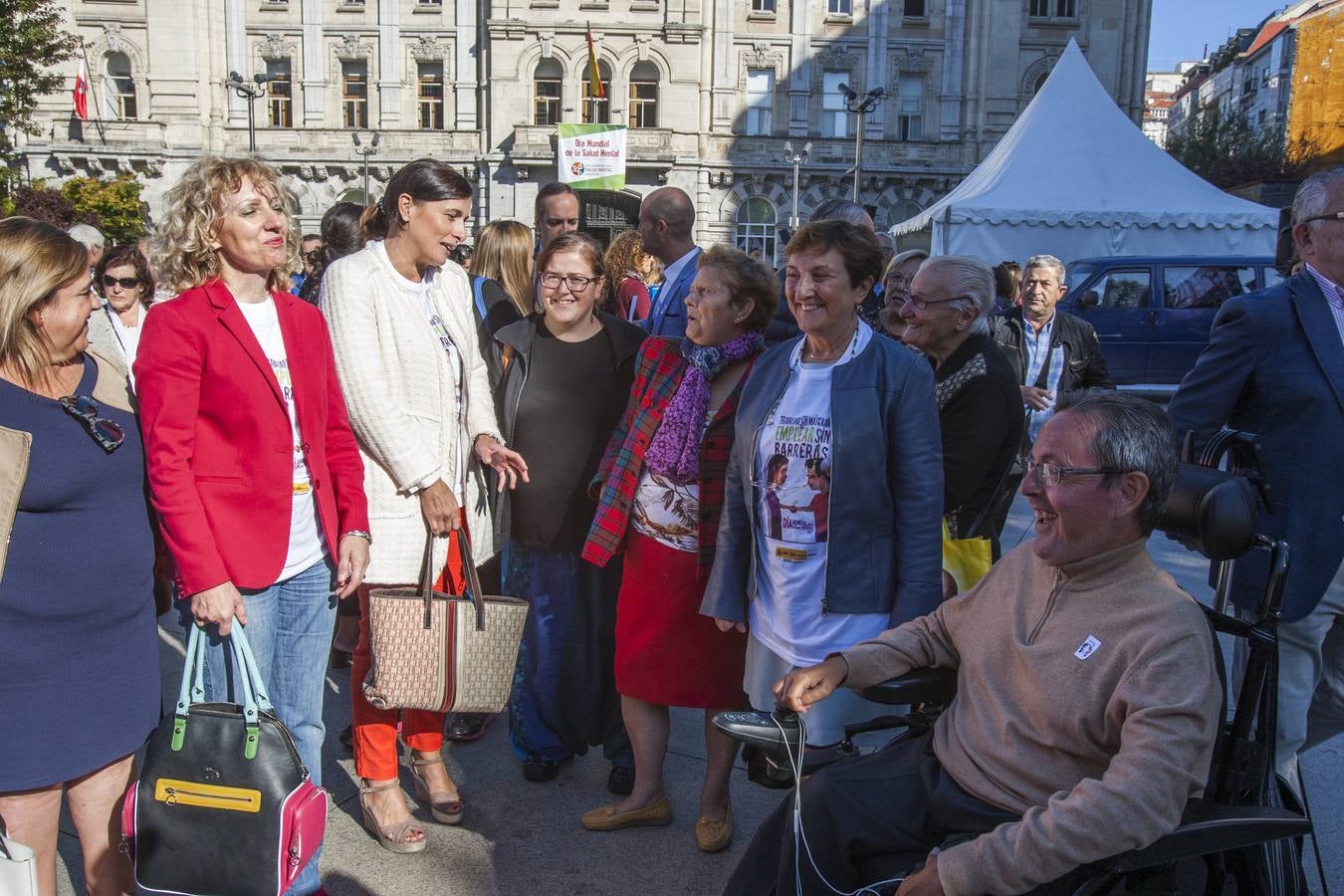 Santander acogió dos actos a la misma hora al no haberse consensuado por los colectivos uno conjunto que englobara a todos ellos 