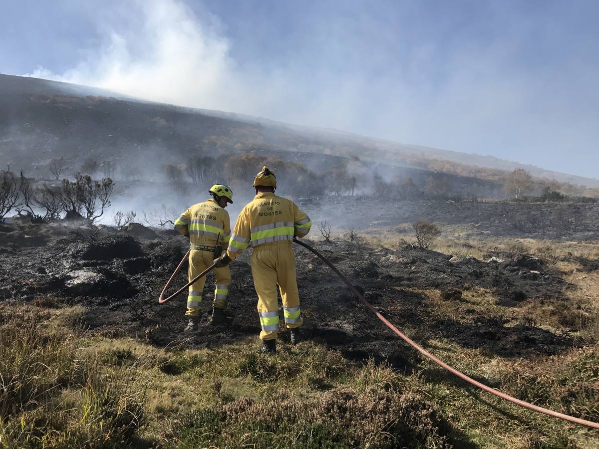 La lucha contra el incendio