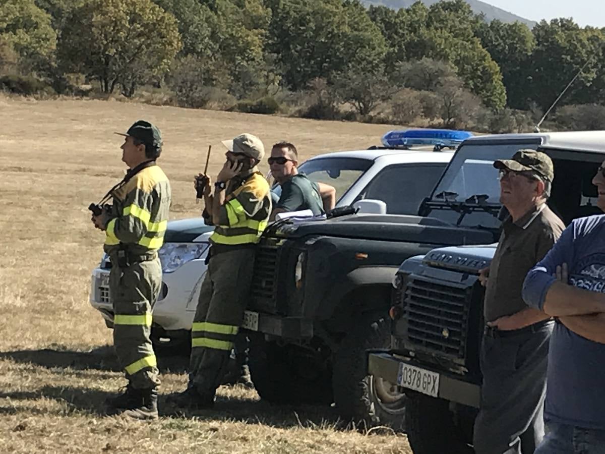 La lucha contra el incendio