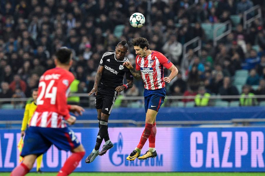 El conjunto que entrena Simeone empata en Bakú y sigue sin levantar cabeza en la Champions.