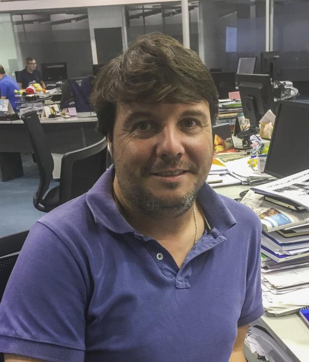 El periodista de El Diario, Álvaro Machín.