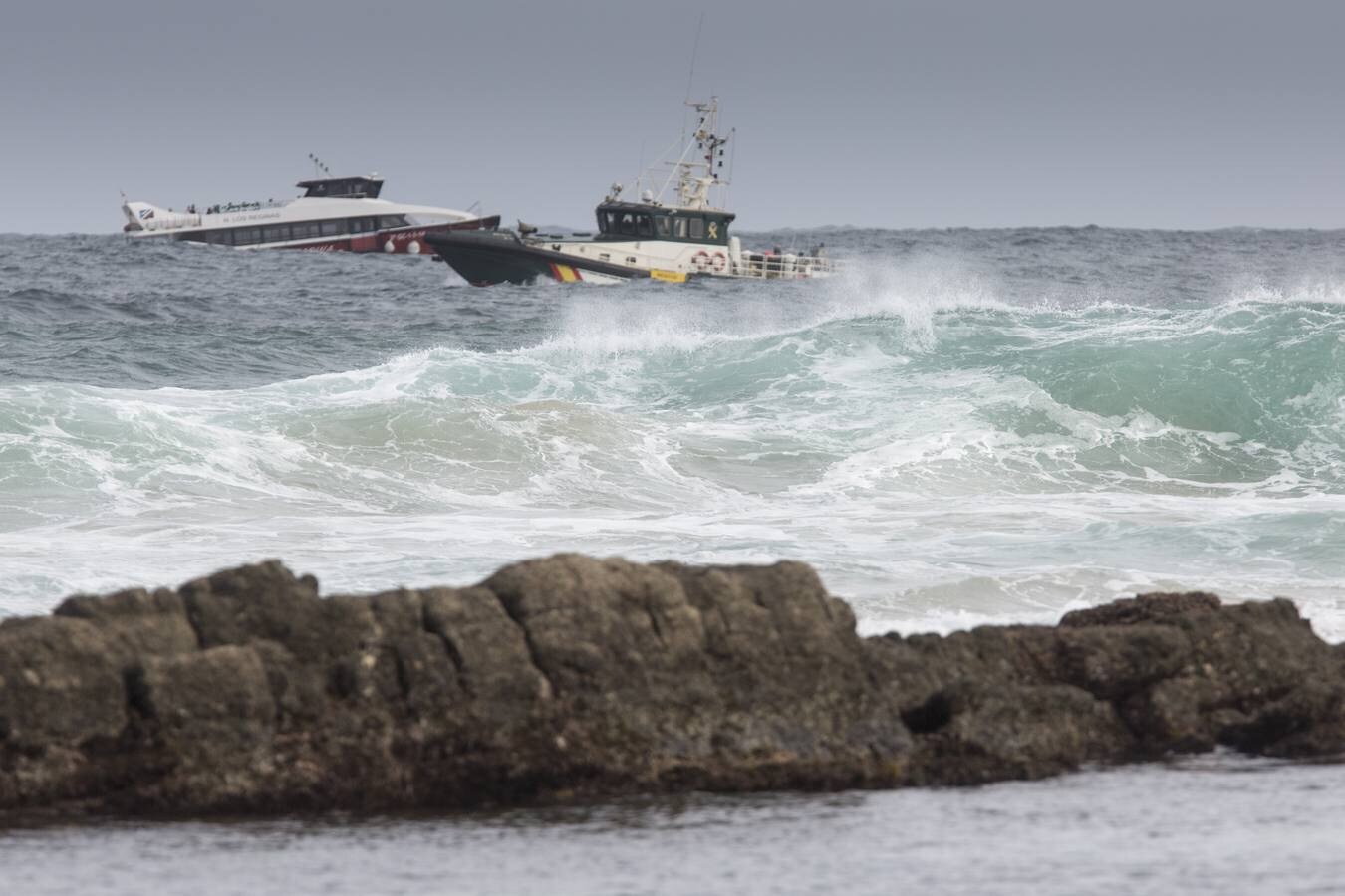 Los primeros efectos del temporal se dejan ya notar en Cantabria