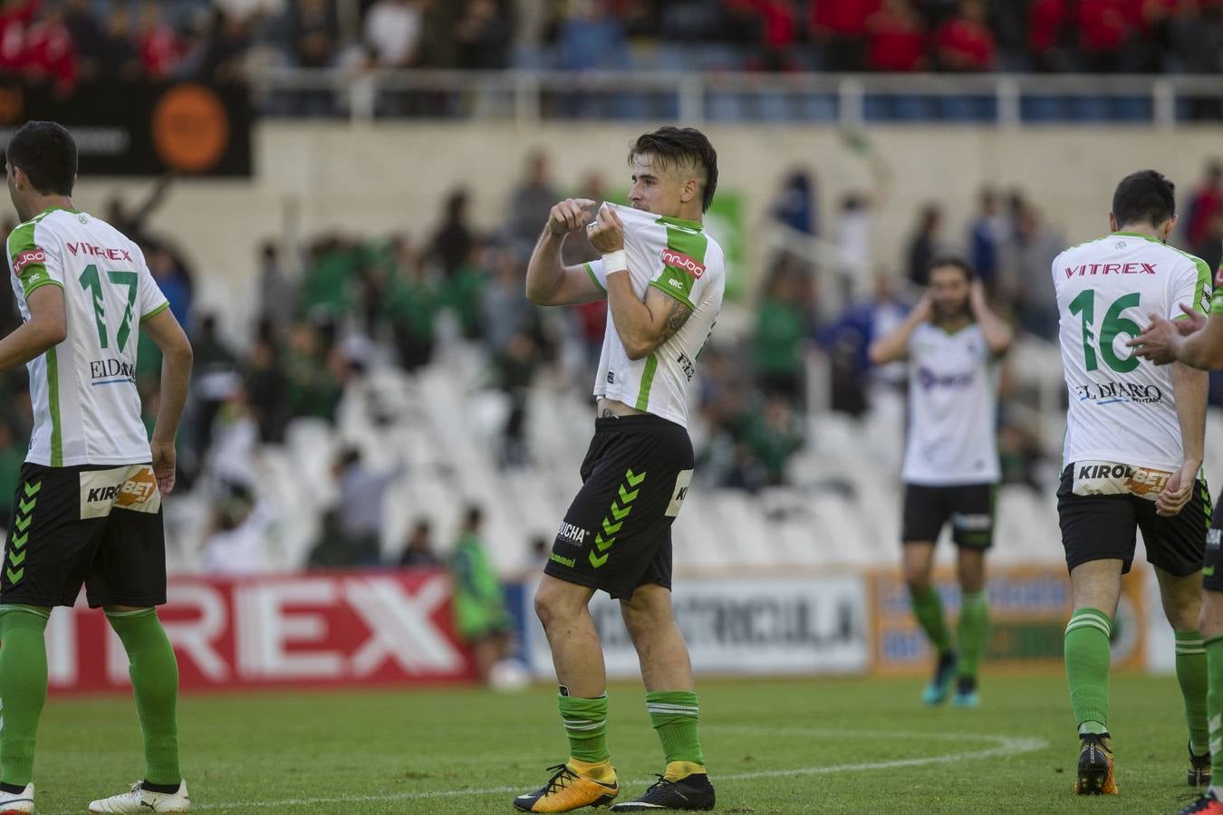 Imágenes del partido Racing-Barakaldo