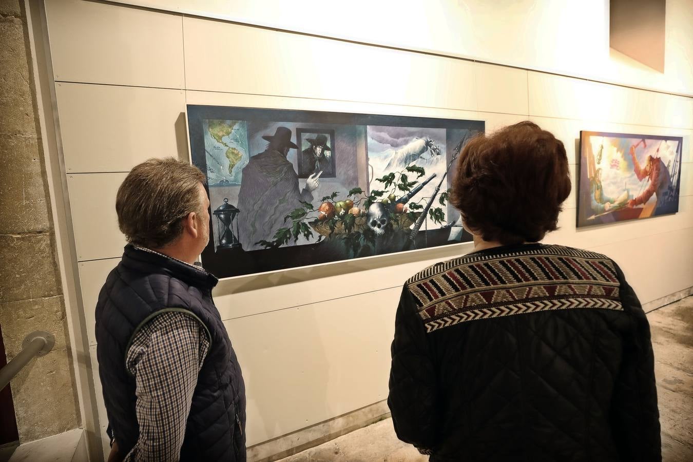 Comillas expone el universo de Moby Dick de José Ramón Sánchez