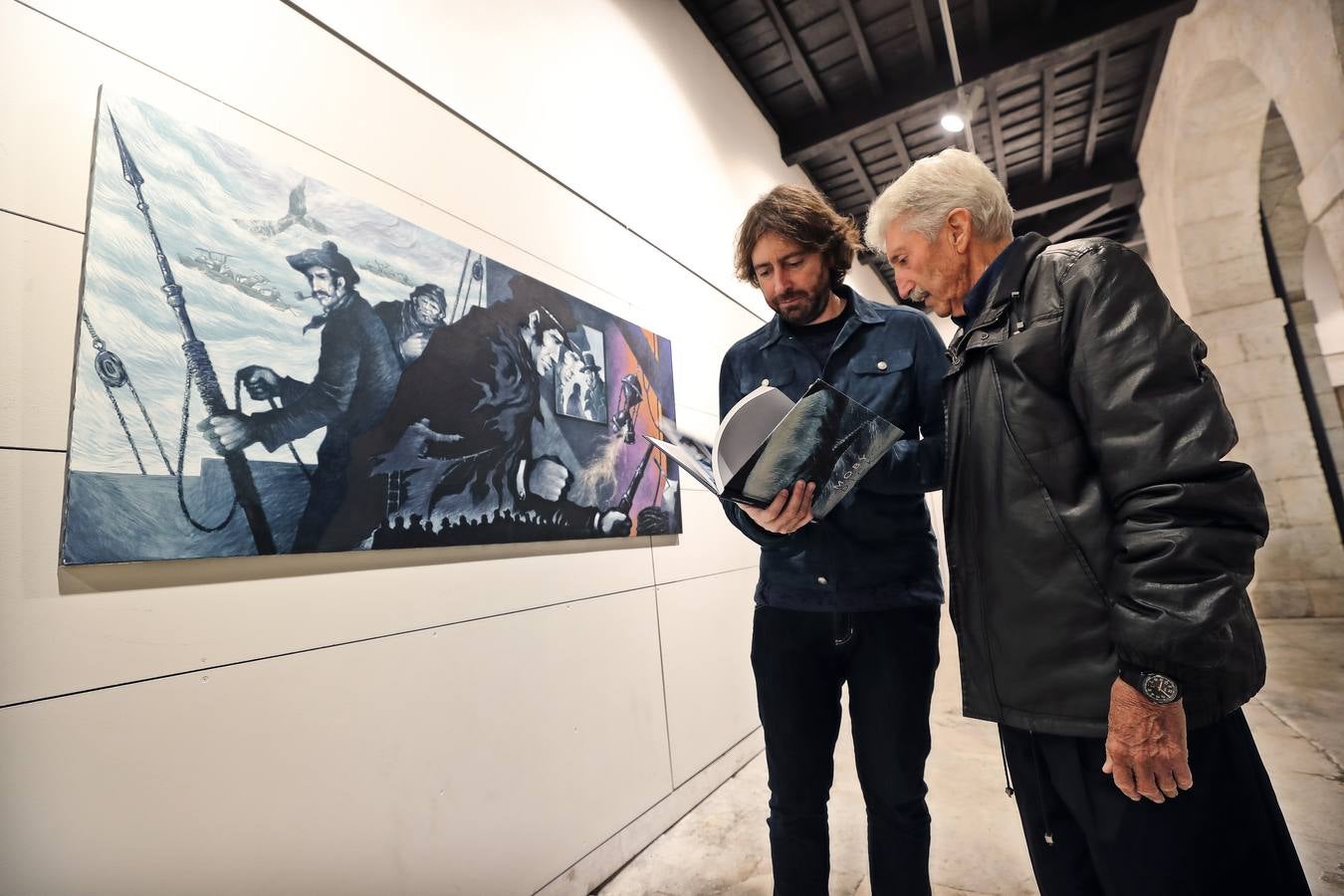 Comillas expone el universo de Moby Dick de José Ramón Sánchez