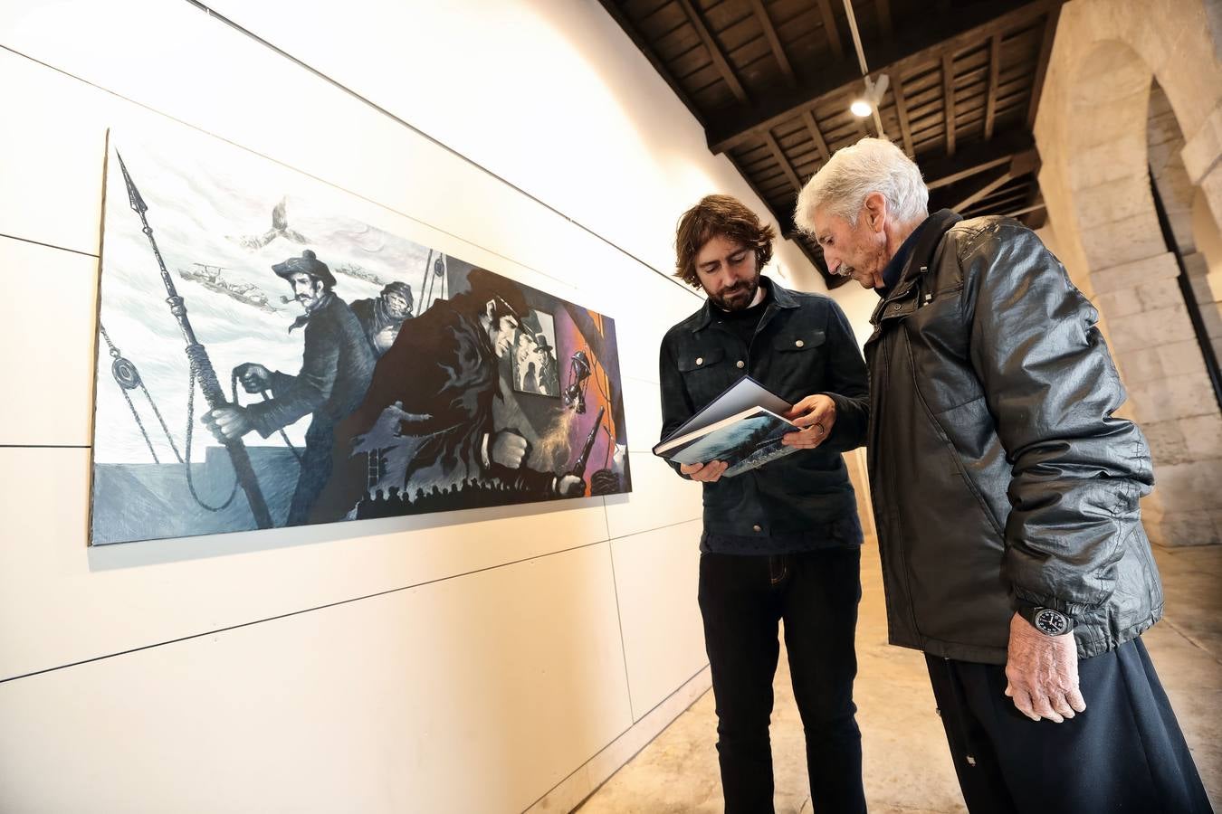 Comillas expone el universo de Moby Dick de José Ramón Sánchez