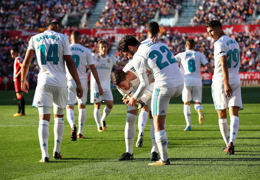 El Real Madrid visita Montilivi por primera vez en su historia ante un Girona que quiere hacerse fuerte en casa. Los blancos, quieren continuar con su buena racha a domicilio, y no perder la pista al Barcelona.