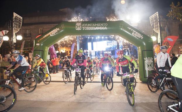 Salida de los ciclistas, en la pasada edición.