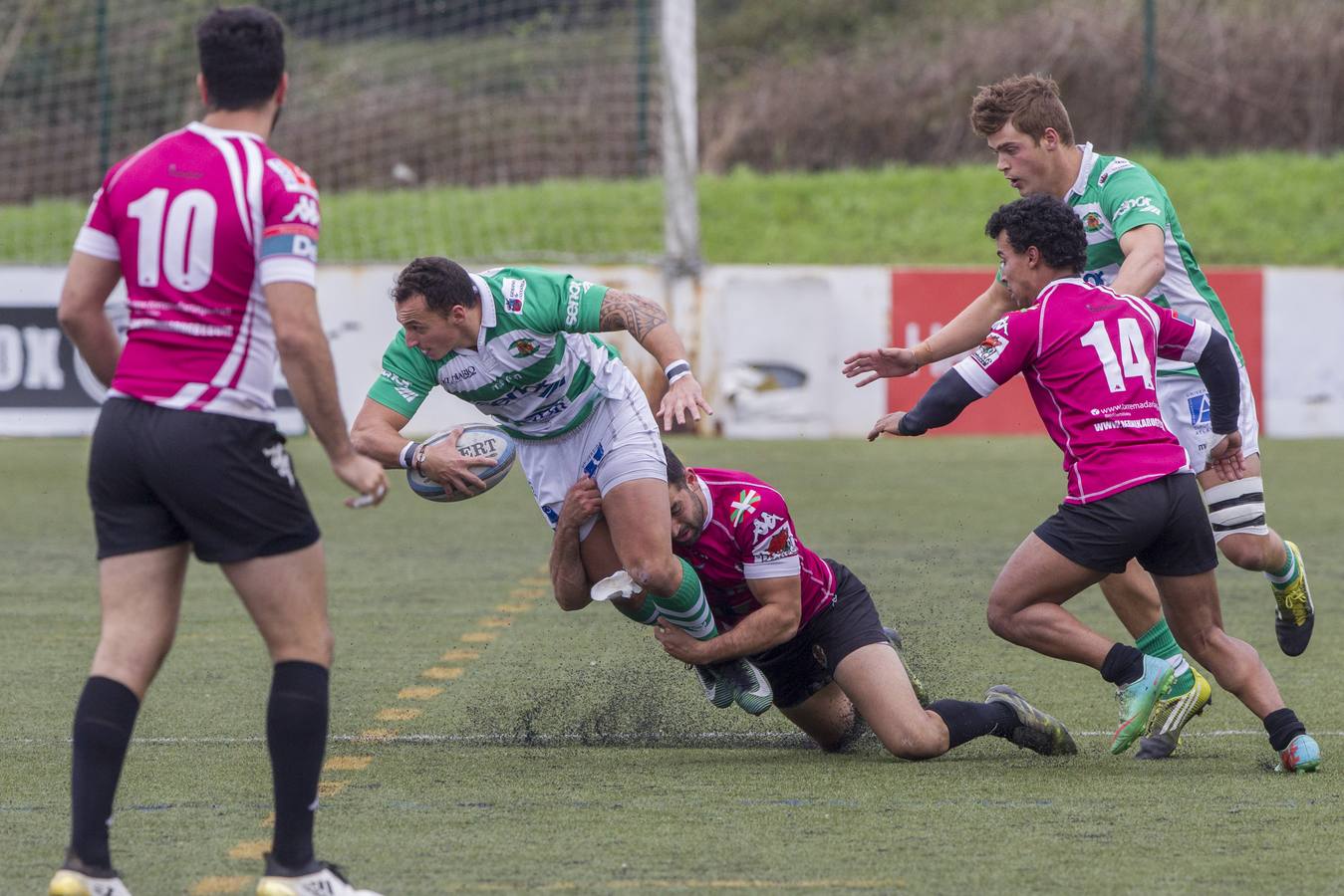 El Senor Independiente consiguió una abultada victoria, 48-26, ante el Gernika en San Román en la octava jornada de la División de Honor