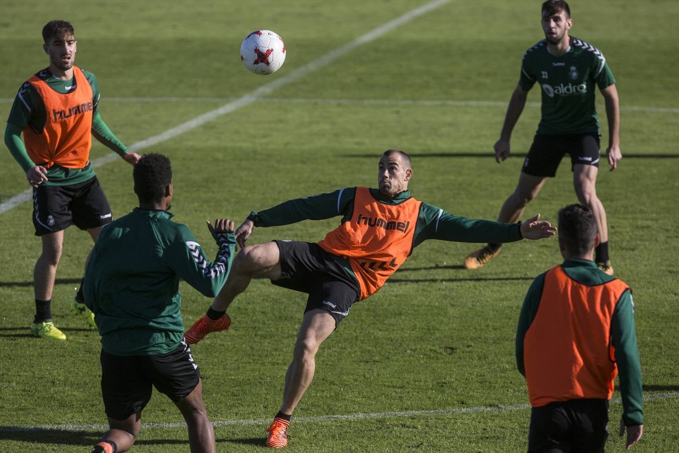 Imágenes del entrenamiento del Racing