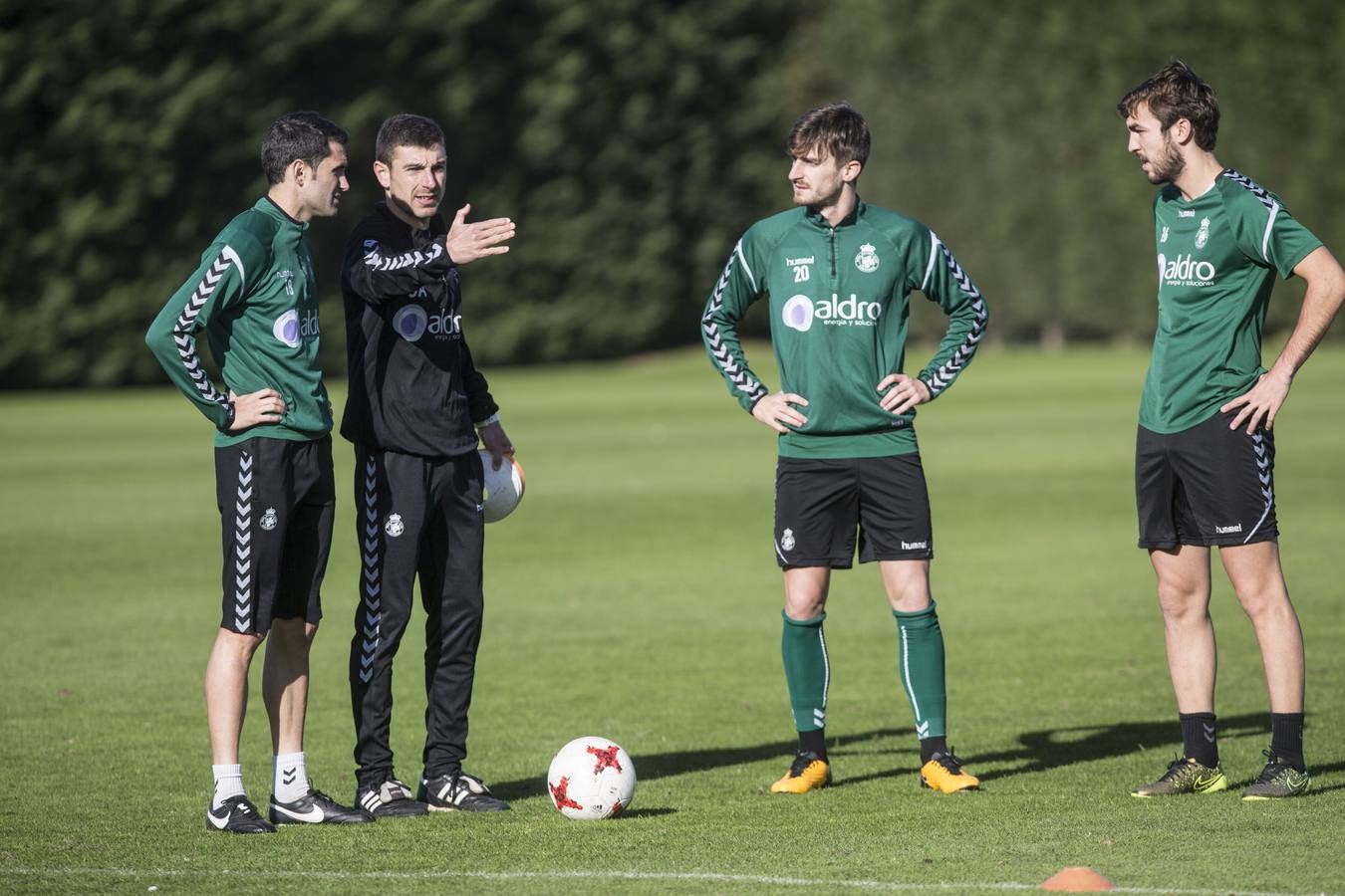 Imágenes del entrenamiento del Racing