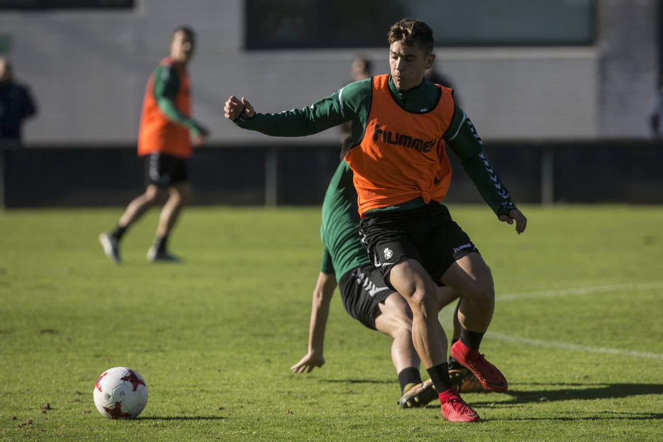 Imágenes del entrenamiento del Racing