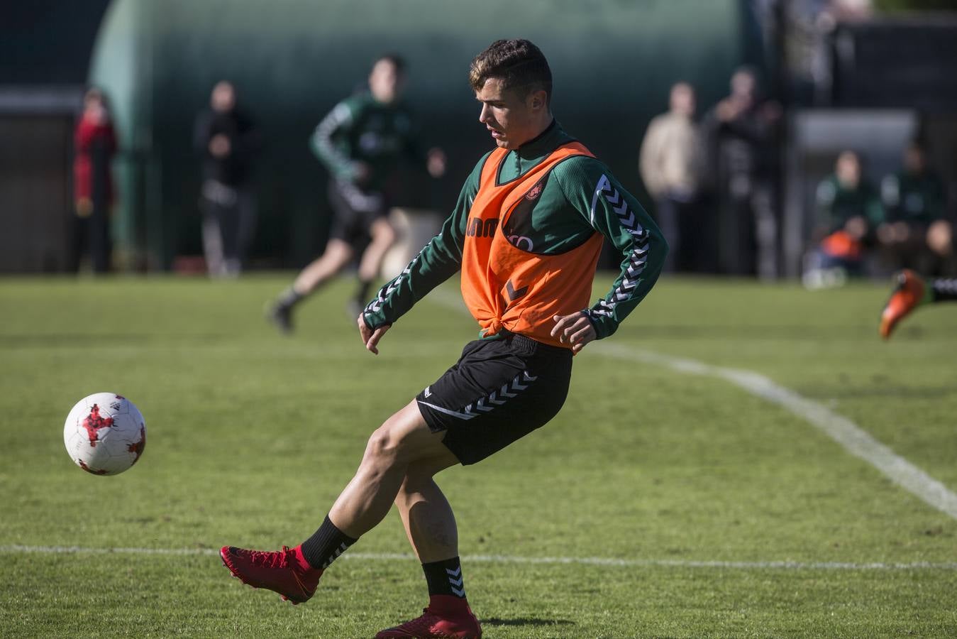 Imágenes del entrenamiento del Racing