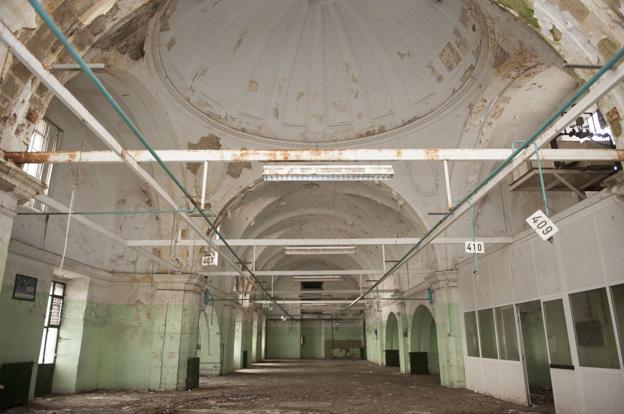 Imagen del interior del antiguo convento, en el que se acometerán obras para preservar el inmueble. 