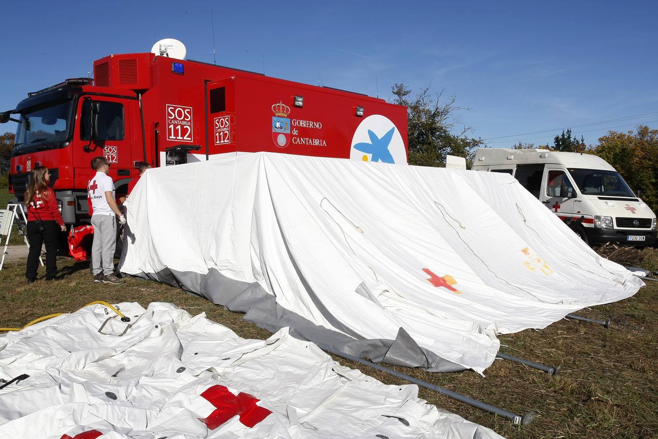 Simulacro de bùsqueda de desaparecidos