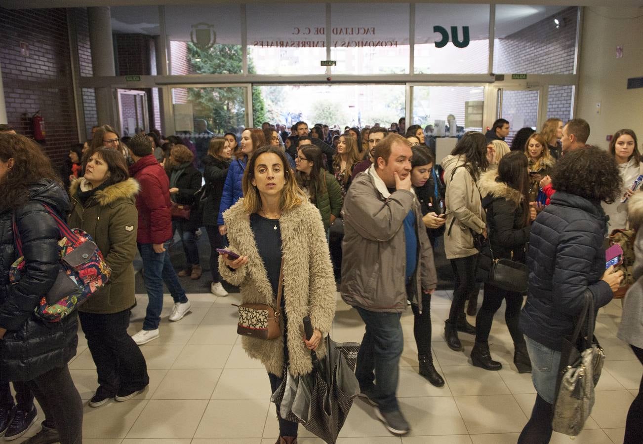 Oposiciones de Enfermería celebradas en la Universidad de Cantabria