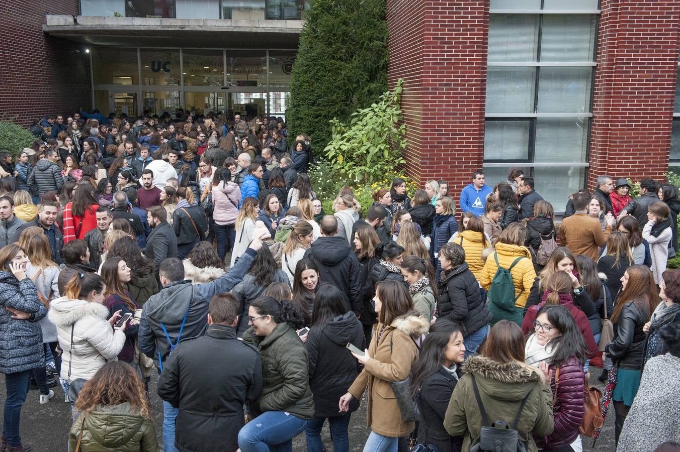 Oposiciones de Enfermería celebradas en la Universidad de Cantabria