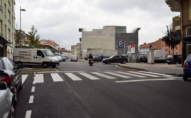 La calle Francisco Díaz Pimienta de El Astillero que ha enfrentado a PRC y PSOE. 