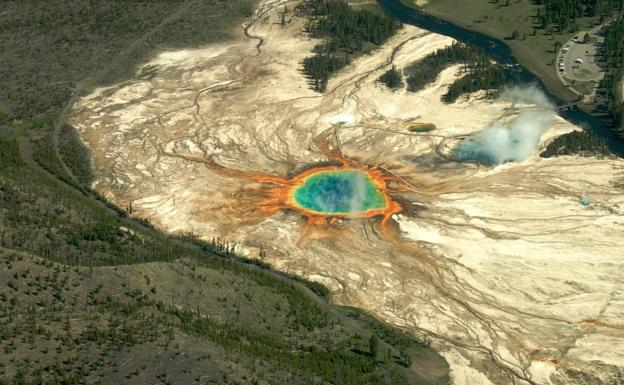 El cráter de Yellowstone