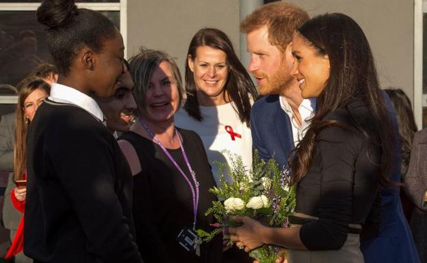 El príncipe Enrique y Meghan Markle.