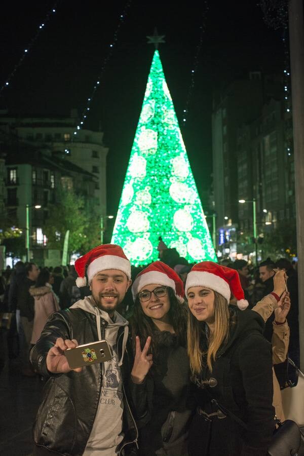 Santander brilla con sus luces de Navidad