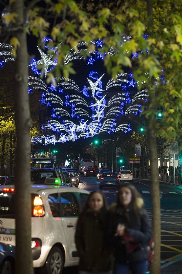 Santander brilla con sus luces de Navidad