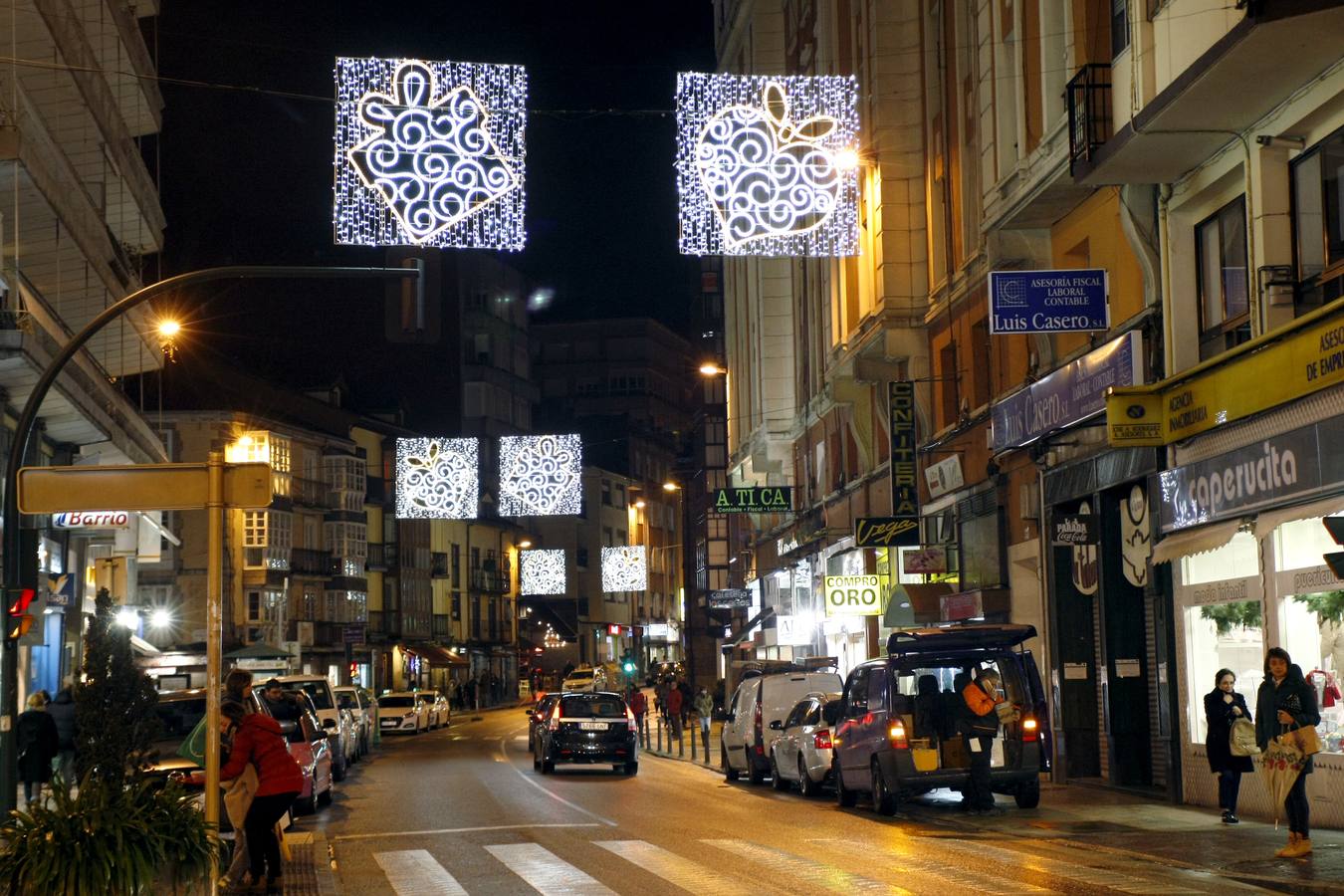 Encendido de luces navideñas en Torrelavega