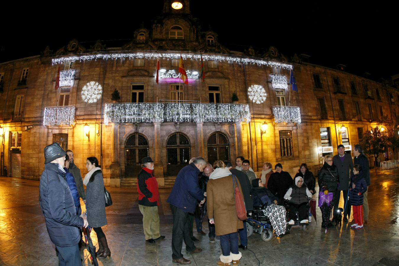 Encendido de luces navideñas en Torrelavega