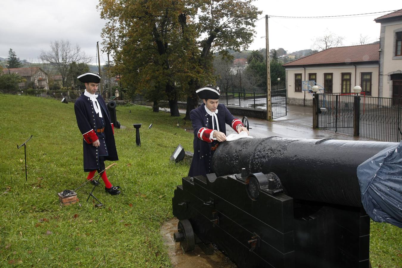 Cañonazo en honor a la fábrica de artillería de La Cavada